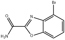 4-bromo-benzooxazole-2-carboxylic acid amide结构式