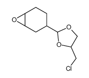4-[4-(chloromethyl)-1,3-dioxolan-2-yl]-7-oxabicyclo[4.1.0]heptane结构式