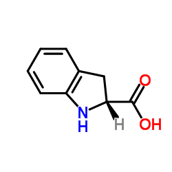 (2S)-2-Indolinecarboxylic acid Structure