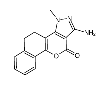 17-amino-6,7-dihydro-15-methyl-11-oxa-15,16-diazacyclopenta[a]phenanthren-12-one结构式