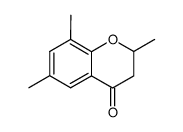 (±)-2,6,8-trimethyl-4-chromanone Structure