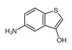 5-amino-benzo[b]thiophen-3-ol Structure