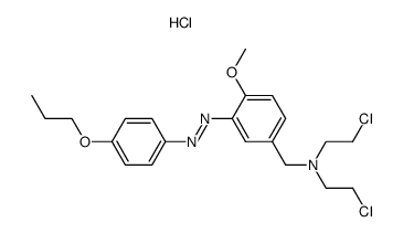 4-Propyloxy-3'--6'-methoxy-azobenzol*Hydrochlorid结构式