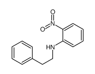 2-nitro-N-(2-phenylethyl)aniline结构式