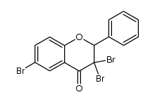 3,3,6-tribromo-2-phenyl-chroman-4-one结构式