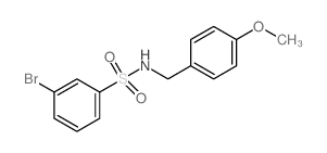 3-溴-N-(4-甲氧基苄基)苯磺酰胺图片