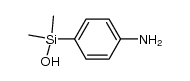 (4-aminophenyl)dimethylsilanol Structure