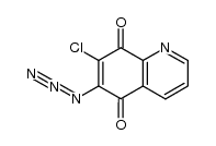 6-azido-7-chloro-5,8-quinolinedione Structure