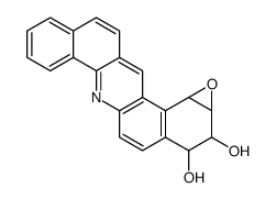 3α,4β-dihydroxy-1α,2α-epoxy-1,2,3,4-tetrahydrodibenzacridine结构式