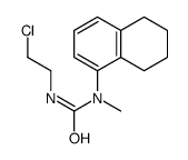 3-(2-chloroethyl)-1-methyl-1-(5,6,7,8-tetrahydronaphthalen-1-yl)urea结构式