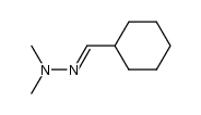 2-(cyclohexylmethylene)-1,1-dimethylhydrazine Structure