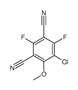 5-Chloro-2,4-difluoro-6-methoxyisophthalonitrile结构式