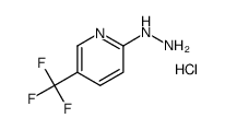 2-HYDRAZINO-5-(TRIFLUOROMETHYL)PYRIDINE HYDROCHLORIDE Structure