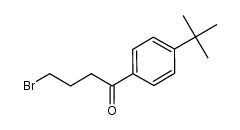 4-bromo-1-(4-tert-butylphenyl)butan-1-one Structure