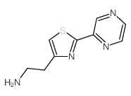 2-(2-Pyrazin-2-yl-1,3-thiazol-4-yl)ethanamine Structure