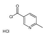 6-methylpyridine-3-carbonyl chloride,hydrochloride Structure