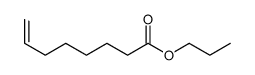 propyl oct-7-enoate结构式