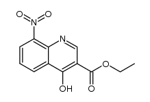 ethyl 4-hydroxy-8-nitroquinoline-3-carboxylate Structure