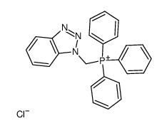 [(1H-Benzotriazol-1-yl)methyl]triphenylphosphonium Chloride structure