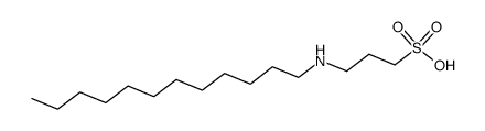 3-(Dodecylamino)-1-propanesulfonic acid结构式