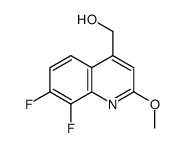 (7,8-difluoro-2-methoxyquinolin-4-yl)methanol结构式