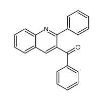 (phenyl)(2-phenylquinolin-3-yl)methanone结构式