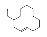 4-ethenylcyclododecene Structure