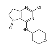 (2-chloro-5-oxo-6,7-dihydro-5H-5λ4-thieno[3,2-d]pyrimidin-4-yl)-(tetrahydropyran-4-yl)-amine结构式