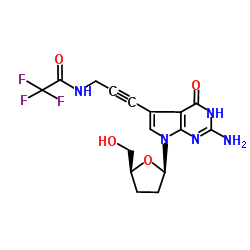 7-TFA-ap-7-Deaza-ddG structure