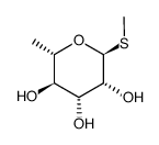 .alpha.-L-Mannopyranoside, methyl 6-deoxy-1-thio- structure