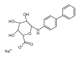 4-Aminobiphenyl-D-Glucuronide Sodium Salt结构式