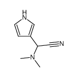α-(dimethylamino)-α-(pyrrol-3-yl)acetonitrile Structure