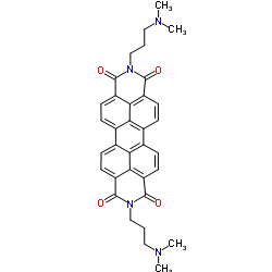 N,N'-双[3-(二甲氨基)丙基]苝-3,4,9,10-四羧酸二酰亚胺图片