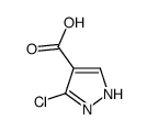 5-氯-4-羧酸-1H-吡唑结构式