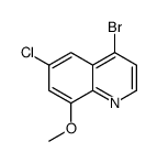 4-Bromo-6-chloro-8-methoxyquinoline picture