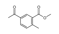 3-acetyl-6-methylbenzoic acid methyl ester structure