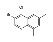 3-bromo-4-chloro-6,8-dimethylquinoline结构式