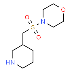 4-(Piperidin-3-ylmethanesulfonyl)-morpholine structure