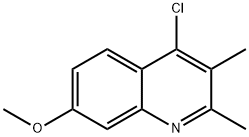 4-Chloro-7-methoxy-2,3-dimethylquinoline结构式