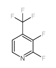 2,3-Difluoro-4-(trifluoromethyl)pyridine Structure