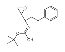 erythro-N-Boc-D-homophenylalanine epoxide结构式