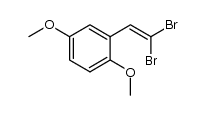 2-(2,2-dibromoethenyl)-1,4-dimethoxybenzene Structure