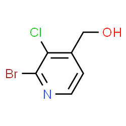 (2-Bromo-3-chloropyridin-4-yl)methanol结构式