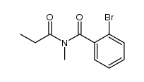 N-methyl-N-propionyl-2-bromobenzamide Structure