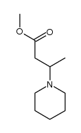 (+/-)-3-(1-piperidinyl)butyric acid methyl ester Structure
