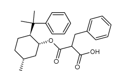 (1R,3R,4S)-8-phenyl-p-menthan-3-yl hydrogen benzylmalonate Structure