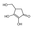 2-Cyclopenten-1-one, 2,3-dihydroxy-4-(hydroxymethyl)- (9CI) Structure