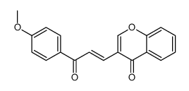 3-[3-(4-methoxyphenyl)-3-oxoprop-1-enyl]chromen-4-one结构式