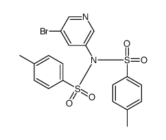 N-(5-BROMOPYRIDIN-3-YL)-4-METHYL-N-TOSYLBENZENESULFONAMIDE structure