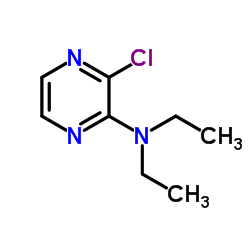 3-Chloro-N,N-diethyl-2-pyrazinamine structure